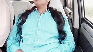 Teen Big Boobs College Girl Enjoys Car Romance with Uncle, Sharing Dirty Talks