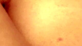 I can't stop enjoying this close-up blowjob in the night club