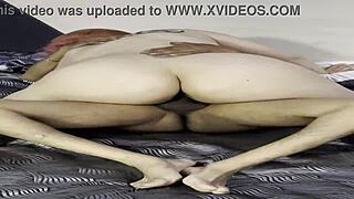 Neighbor calls for quick creampie while cuckold is at work