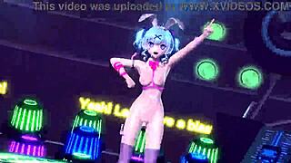 hatsune miku age age again project diva nude mod bunny costume