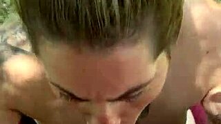 In the park, she always swallows my cum.