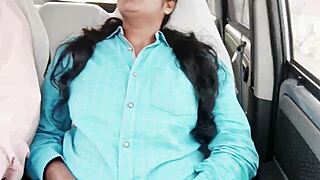 Teen Big Boobs College Girl Enjoys Car Romance with Uncle, Sharing Dirty Talks