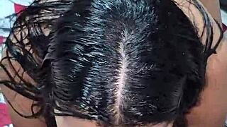 Skilled at sucking cock and extracting milk, she's your devoted whore