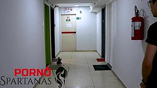 Blonde Cintia Sends Neighbor To Explain