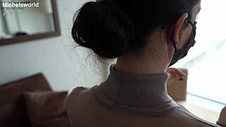 Business slave wife braless and downblouse in public