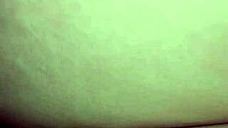 Homemade amateur fuck and creampie with curvy couple