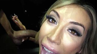 impressive deepthroating n 10 cumshots mia in gloryhole pov 😏