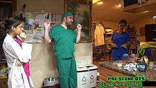 Angel ramiraz roleplays as nurse in hospital humiliation scene