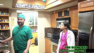 Angel ramiraz roleplays as nurse in hospital humiliation scene