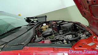 Luana Alves submits to mechanic's anal and oral demands