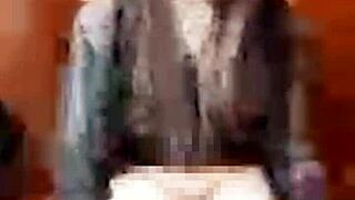 Quiet asian ladyboy masturbates silently in private