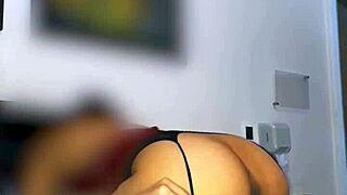 Shy teen feels desperate and seduces stepfather passionately in bedroom while mom is away