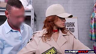 Milf Shoplifter Caught And Roughly Fucked BDSM-Style By Guard's Cock