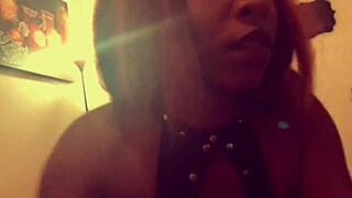 Ebony Beauty Swallows Massive Black Cock Cumload