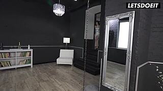 Teen babe Serina Gomez pushes her limits with rough anal from a big black cock in this hardcore interracial scene