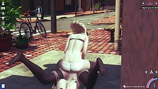 हेंटाई ऐनीमे गेम एडवेंचर्स चुदाई