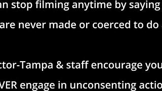 Blaire Celeste's mouth blasted with huge cum load as nurse