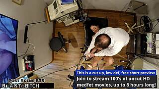 Blaire Celeste's mouth blasted with huge cum load as nurse