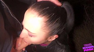 i got my face fucked hard by a big cock outdoors at night, it was so rough and sloppy with deepthroat