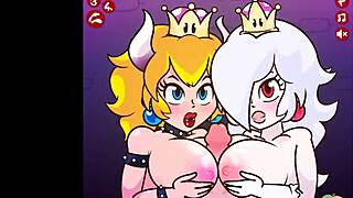 Bowsette And Boosalina In An Exciting Point Of View Facial Adventure