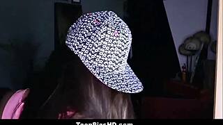 cute teen with braces gets creampie 😏