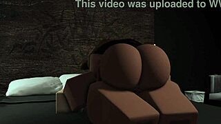 Bear girl dominates boyfriend's cock intensely