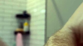 Big Cock Dickflash in Bathroom Leads to Deepthroat Blowjob