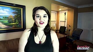 busty brunette coed trinity loves riding a cock in different positions 😍