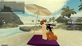 Roblox-Inspired Threesome With Anal And Blowjob Scenes
