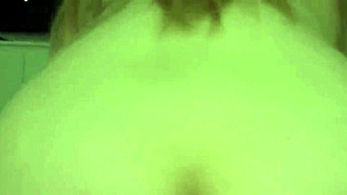 Our embarrassing first homemade porn video with natural tits