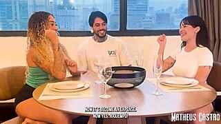 i challenged my friends in a game for threesome sex in my apartment