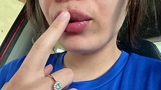 Latina Spits Seductively