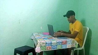 Stepmother seduced by stepson in husband's office, revealing great ass in cuckold taboo