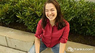 cute lilith in bathroom moment