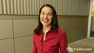 cute lilith in bathroom moment