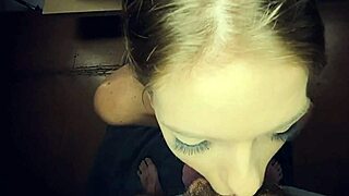 leah lee sucks daddy's cock and gets a big facial