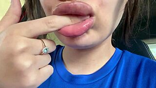 Latina Spits Seductively