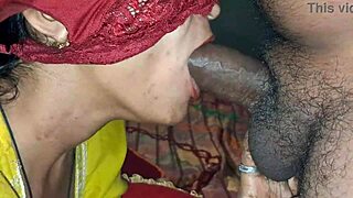 newly married desi bhabhi gives amazing blowjob to her husband