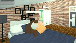 Roblox whore throat fucked by BBC