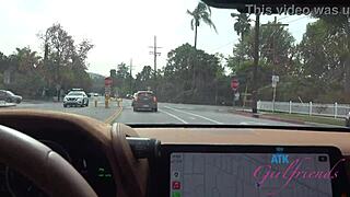 i had an amazing date with cecelia taylor giving roadhead pov