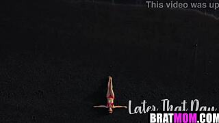 Stepmom Sophia Teases Stepbro With Tits.