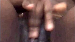 Ebony Babe Engages In Detailed Solo Masturbation