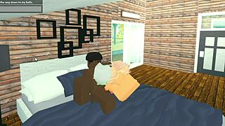 Roblox whore throat fucked by BBC