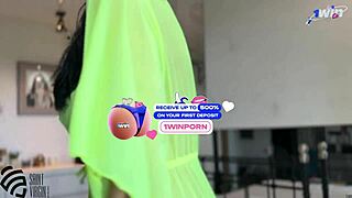 Stepmom casually sucks her stepson's cock and gets a facial cumshot in the forest