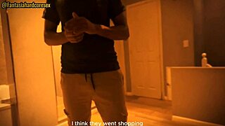 Stepsister's mouth almost caught us