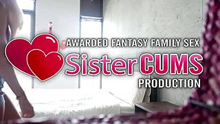 check out this messy stepsister who's a natural whore on sistercums com