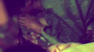 sneaking into young wife's yukata at night for intense sex