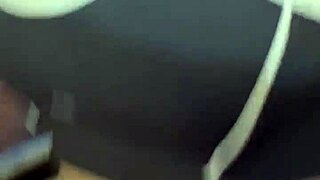 Hot Babe Trains Feet in Crowded Bathroom
