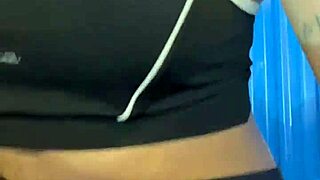 Hot Babe Trains Feet in Crowded Bathroom