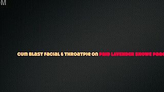 egyptian babe in glasses gets huge cum facial into balls deep throatpie with fetish fun